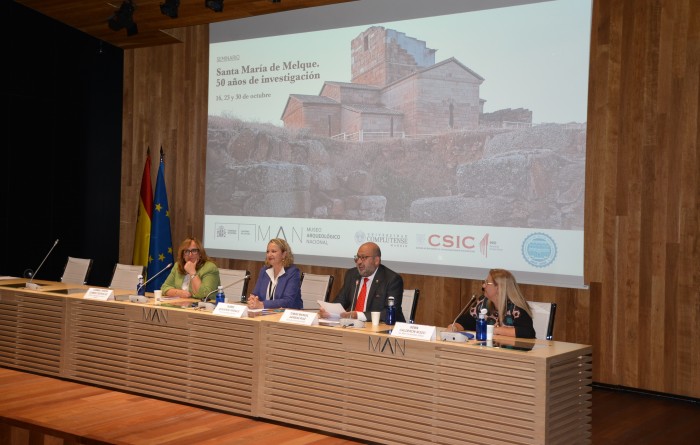 Imagen de Arribas curso Melque Museo Arqueológico de Madrid