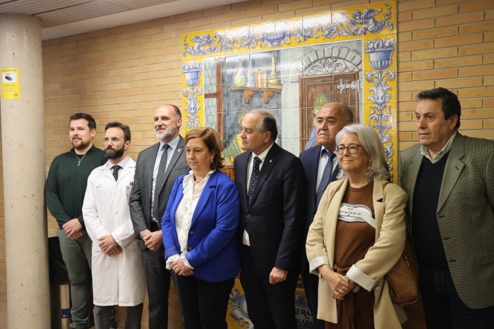 Cedillo en la inauguración de la jornada de ELA en Talavera