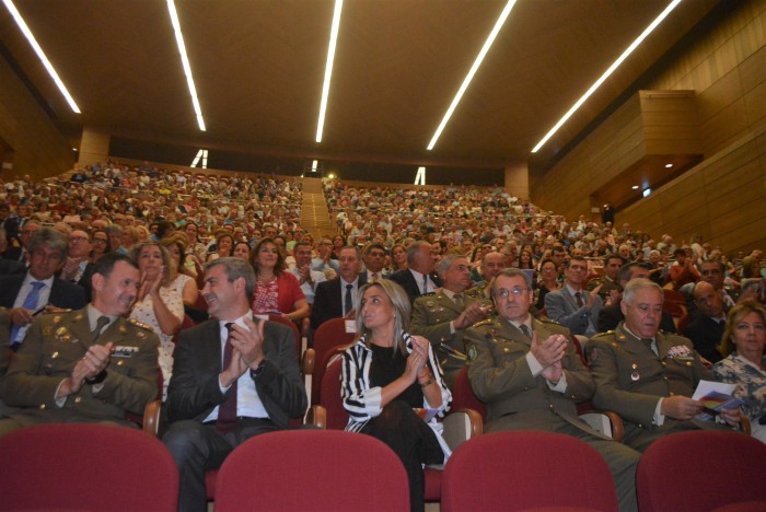 Imagen de Álvaro Gutiérrez en el auditorio El Greco que llenó el público asistente