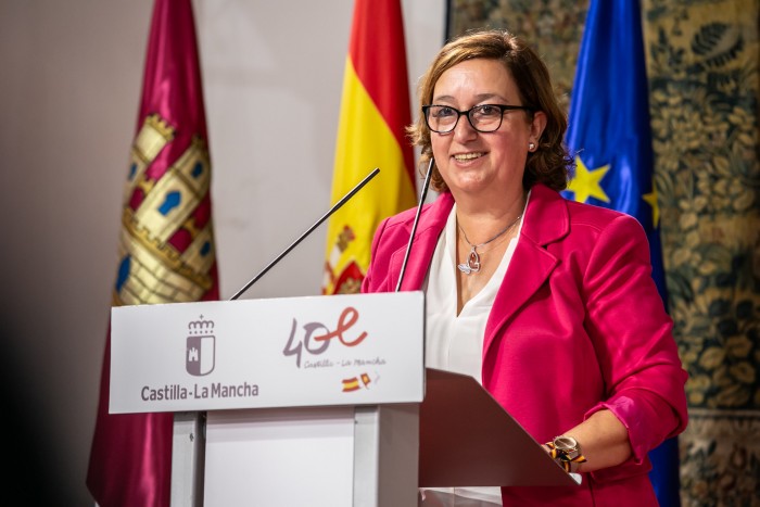 Imagen de Conchi Cedillo interviene en el acto