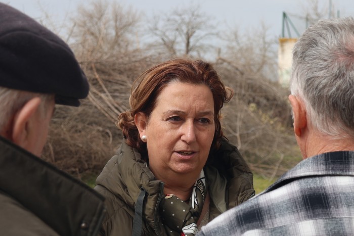 Imagen de Visita de la presidenta de la Diputación a Domingo Pérez