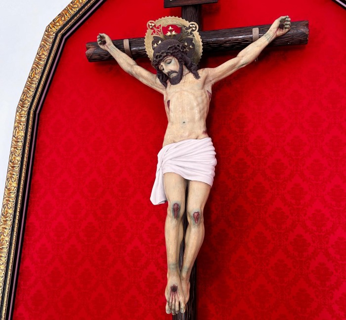 Restauración del Cristo de Santa Ana de Pusa