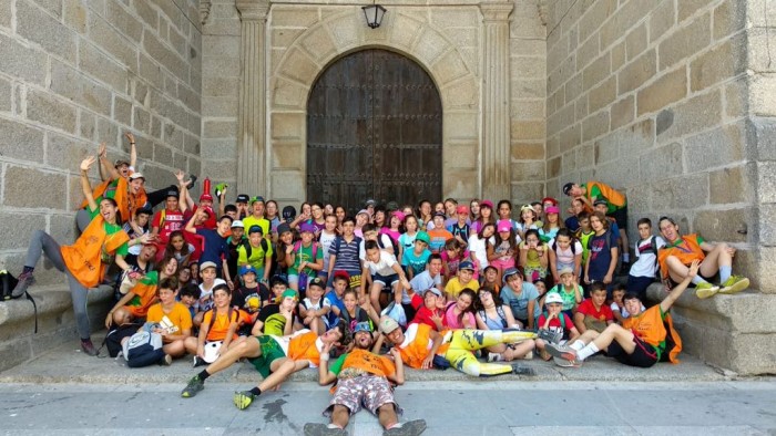 Imagen de Participantes en el campamento infantil 2018ç