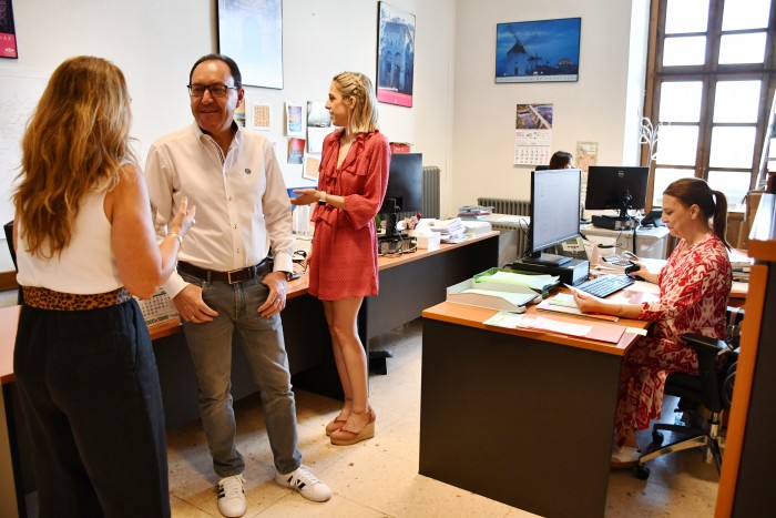 Jesús Guerrero en el Área de Cooperación