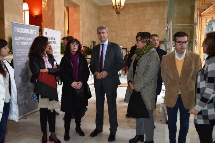 Imagen de Álvaro Gutiérrez en la inauguración de Posicionarte