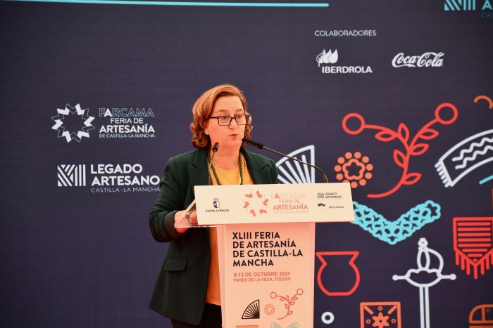 Imagen de Cedillo en la inauguración de Farcama