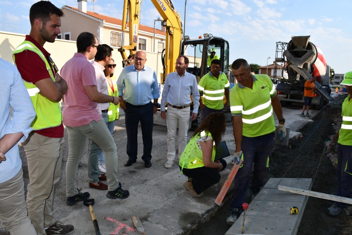 Imagen de Visita a las obras con fondos Diputación
