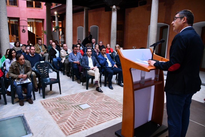 Fernando Muñoz interviene en el acto