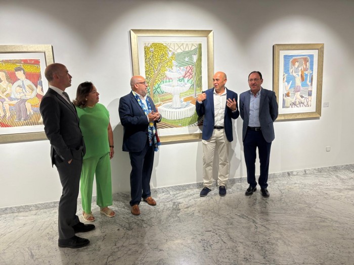 Imagen de Arribas, Guerrero y Ortas en la inauguración