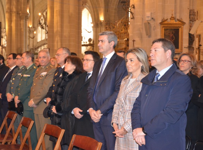 Imagen de Álvaro Gutiérrez en la misa de despedida de Braulio Rodríguez