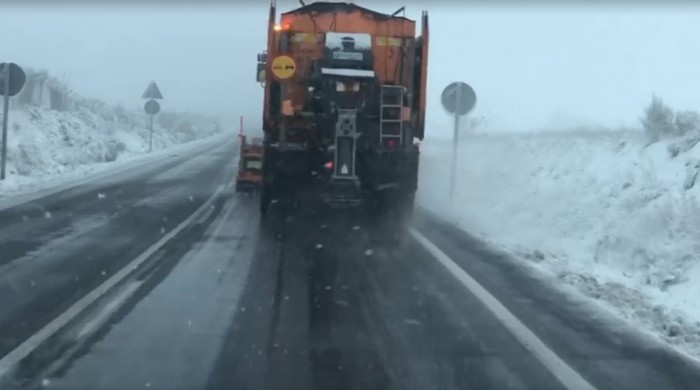 Imagen de Quitanieves en la provincia de Toledo