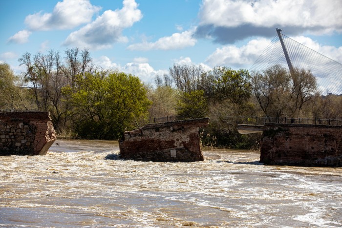 Imagen de 23032025 Puente romano de Talavera tras los daños sufridos