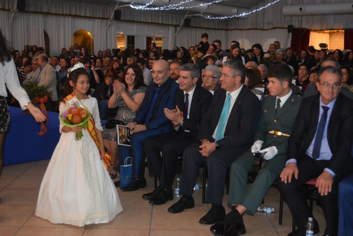 Álvaro Gutiérrez en un momento del acto de elección de reinas