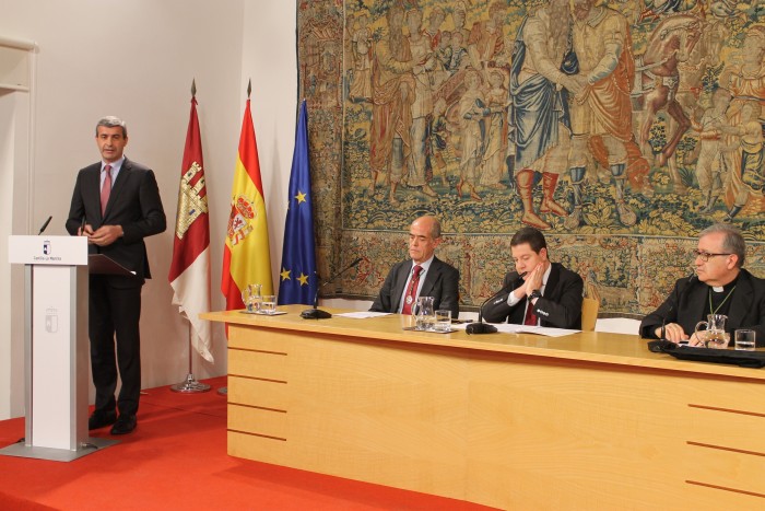 Intervención del presidente de la Diputación de Toledo