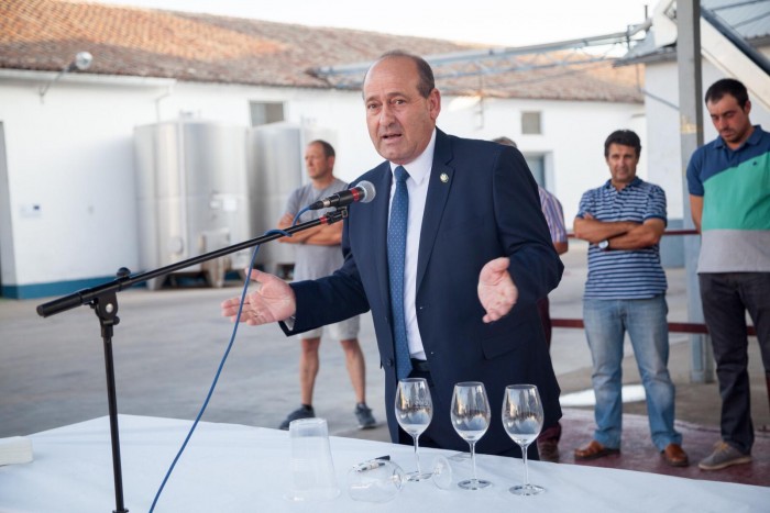 Ángel de Vega en Bodegas La Estación