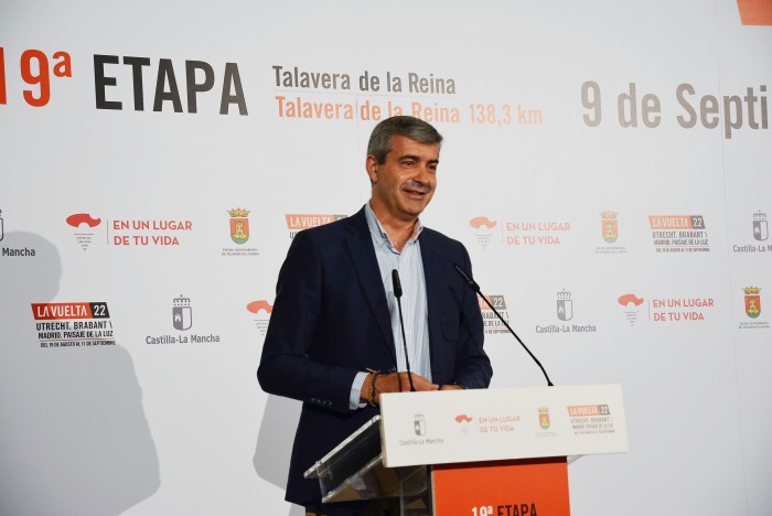 Imagen de Álvaro Gutiérrez foto La Vuelta etapa Talavera presentación