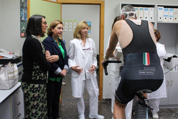 Imagen de Cedillo y Martín en el Centro de Medicina Deportiva