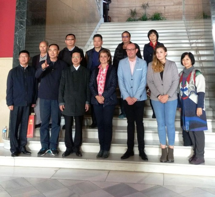 María Ángeles García recibe delegación china