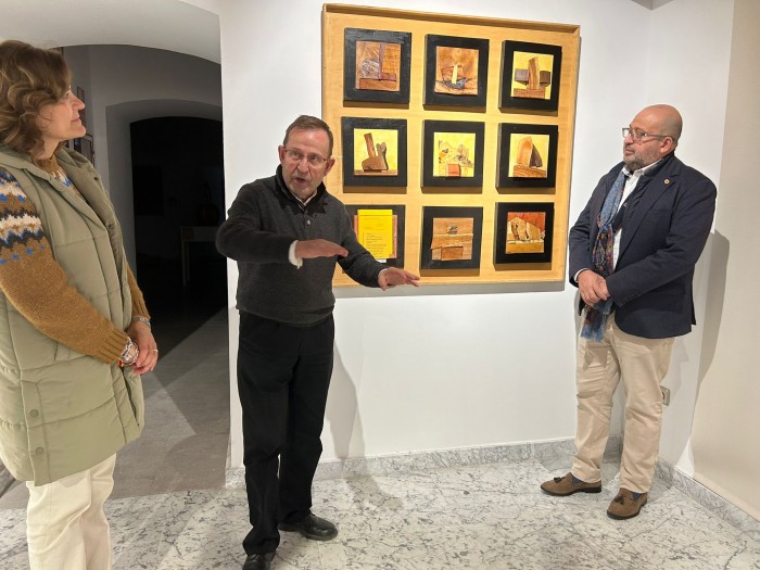 Visitando la exposición
