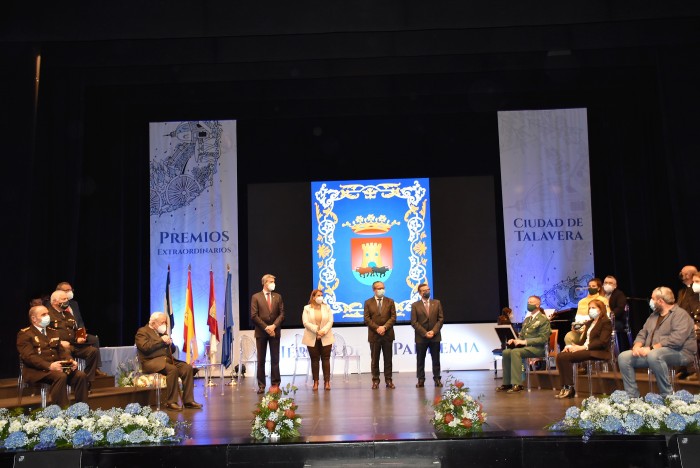 Un momento del acto de entrega de premios que se ha celebrado en el Teatro Palenque
