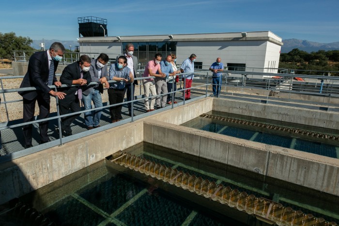 Visitando las instalaciones de la Estación de tratamiento