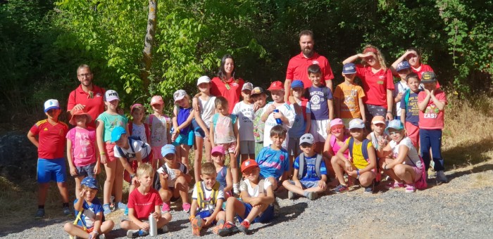 Foto de los participantes en el nuevo campamento pre-benjamín 2018