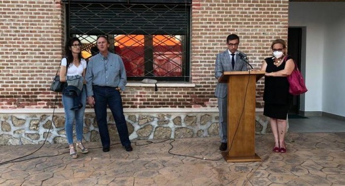 Imagen de Fernando Muñoz interviene en el acto de inauguración