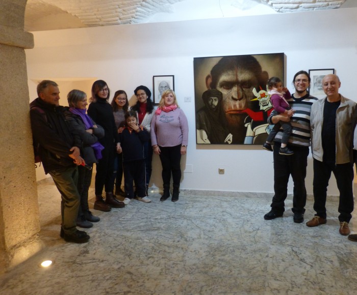 Imagen de Julián Orgaz en un momento de la inauguración