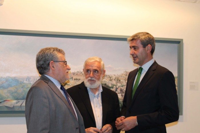 Álvaro Gutiérrez, Juan Berenguel y Ángel Felpeto intercambian impresiones