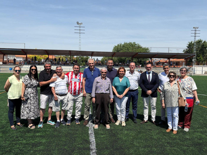Inauguración nuevo césped del campo de fútbol de Seseña