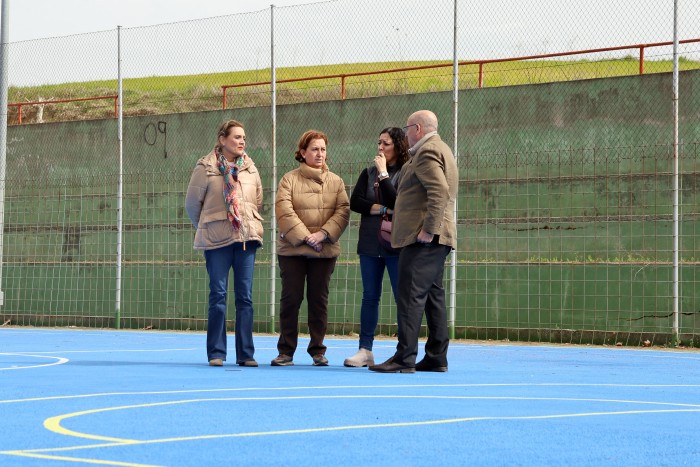 Imagen de La presidenta de la Diputación en Otero