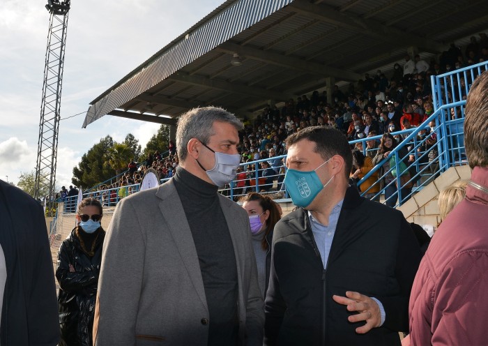 Álvaro Gutiérrez y Santi Vera charlando