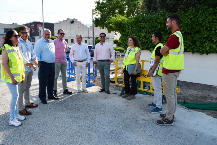 Imagen de Visita a las obras con fondos Diputación