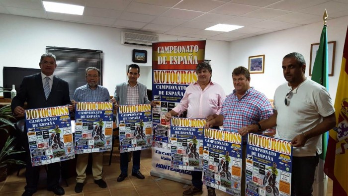 Presentación del Campeonato de España de Motocross en Montearagón