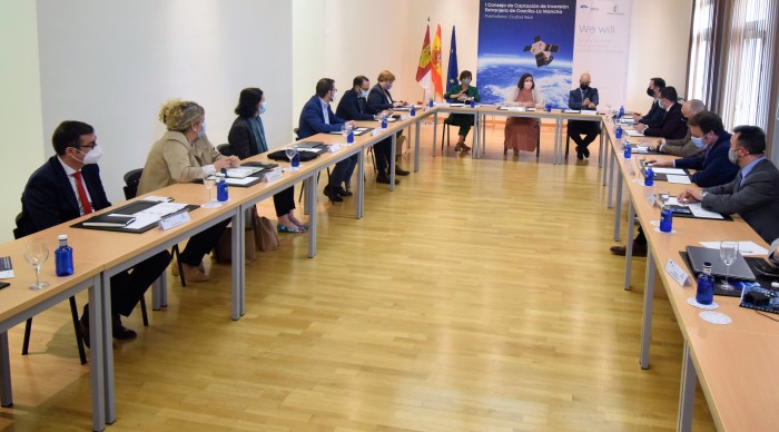 Fernando Muñoz en un momento de la reunión del Consejo de Captación de Inversiones