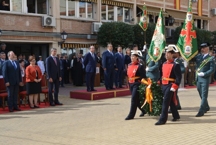 Imagen de Álvaro Gutiérrez en los actos dela Patrona de la Guardia Civil