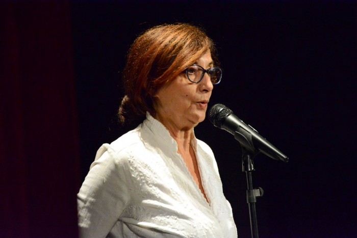 Imagen de Ana Gómez en la gala inaugural del Cibra