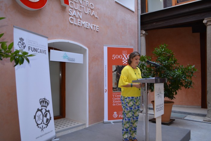 María Ángeles García interviene en el acto