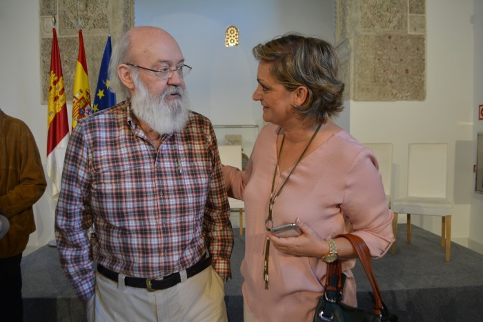 Imagen de María Ángeles García con José Luís Cuerda