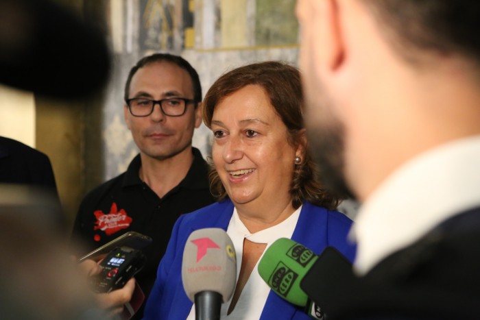 Imagen de Concepción Cedillo en las declaraciones