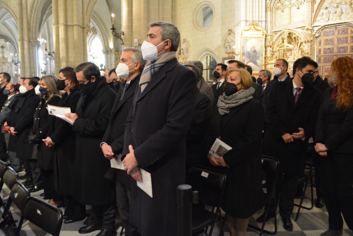 Imagen de Álvaro Gutiérrez durante la misa