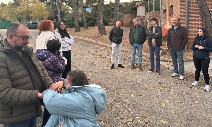 Imagen de Daniel Arias en los campamentos