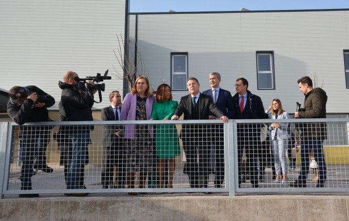 Imagen de Álvaro Gutiérrez en la visita a las instalaciones