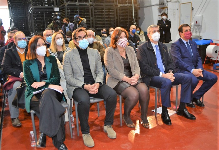 Imagen de Un momento de la presentación en la Bodega Arrayán