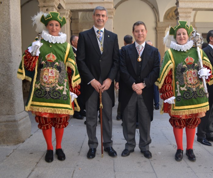 Imagen de Álvaro Gutiérrez, Emiliano garcía Page y maceras