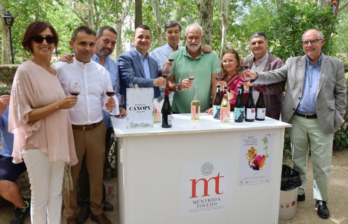 Imagen de Ana Gómez en la fiesta del vino de Méntrida