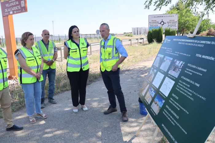 01062026 Cedillo y Lominchar visitan obras carreteras provinciales de la comarca de La Mancha 4