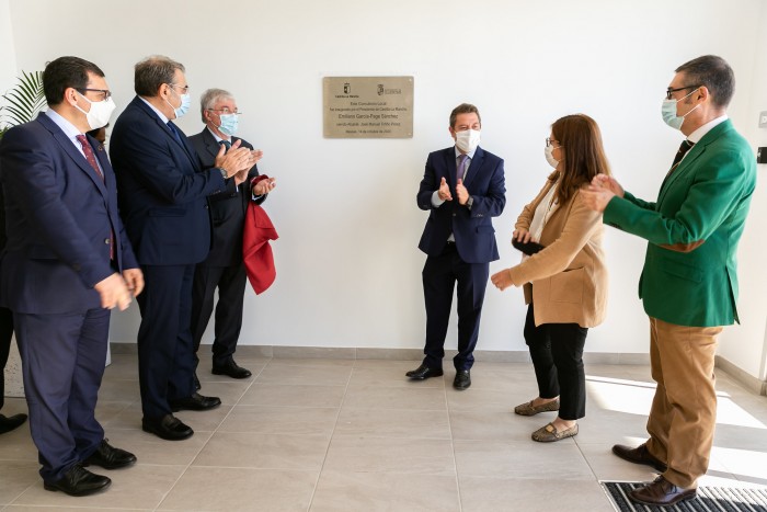 Fernando Muñoz en el acto de inauguración