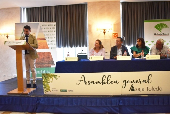 Imagen de José Antonio Ruiz en la Asamblea de ASAJA