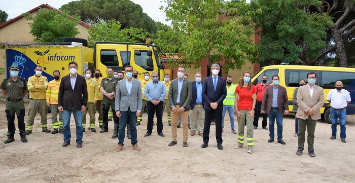 Imagen de Inauguración de las mejoras de la base retén de incendios de Almorox